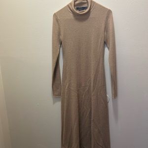 Polo Ralph Lauren size small Tan cashmere dress
